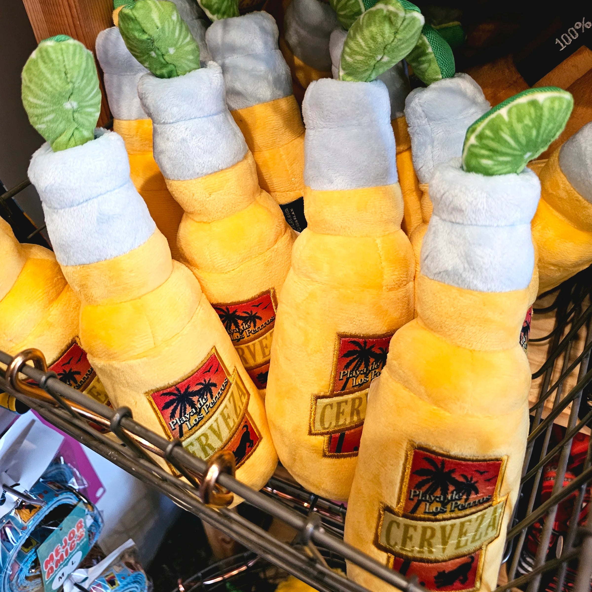 Photo of cerveza plush dog toys